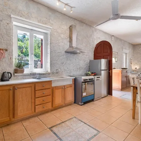 Stone House In With Garden *