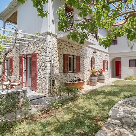 Stone House In With Garden *